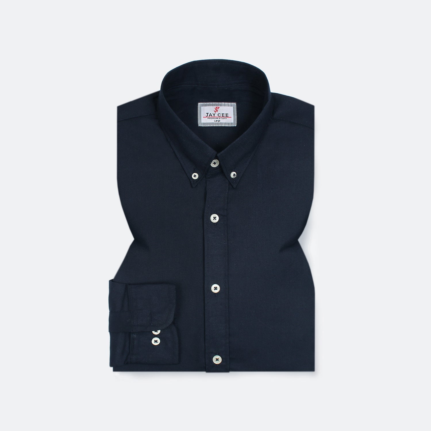Navy Blue Oxford Shirt - J04