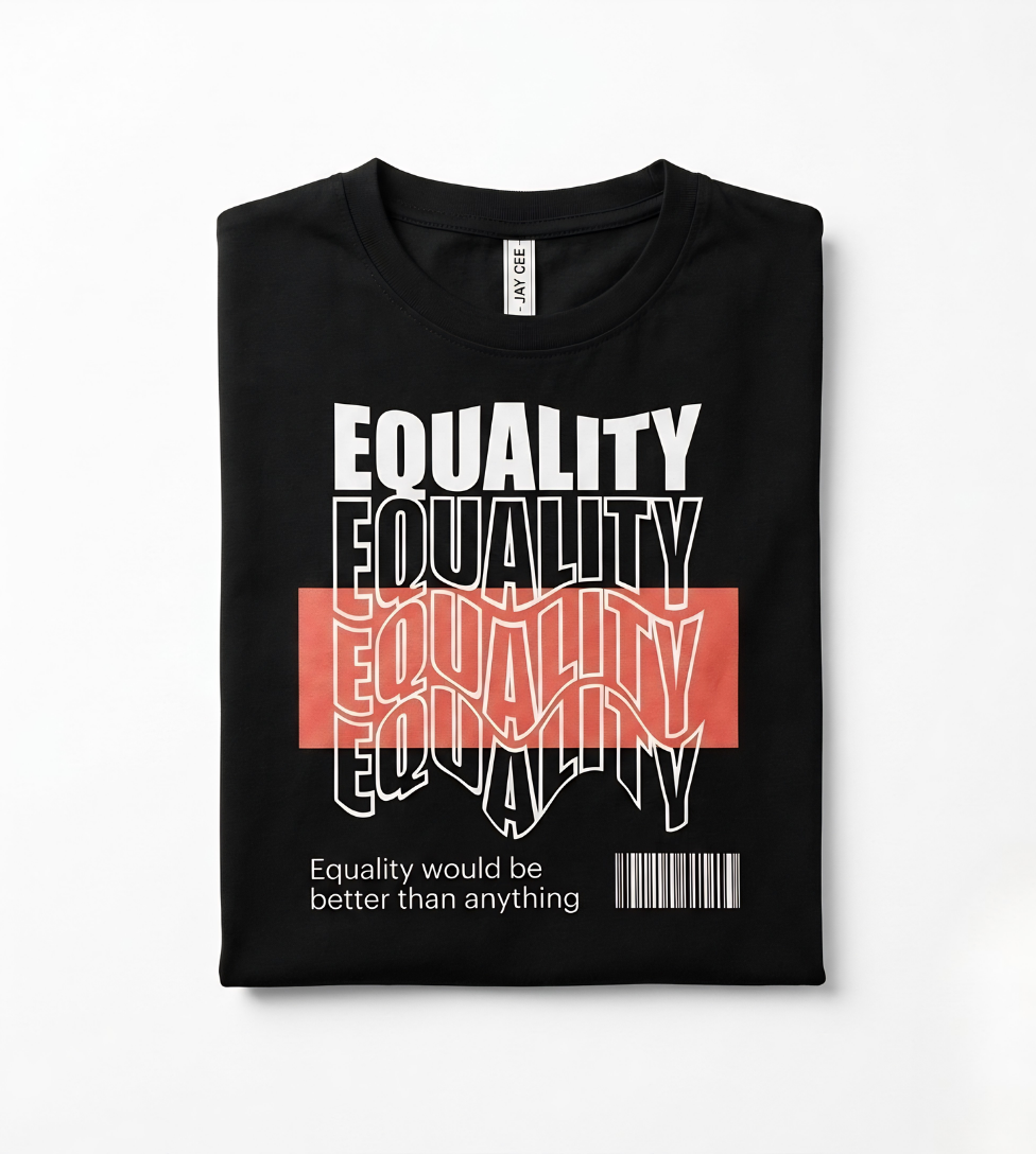 Equality Men’s Black Graphic Tee