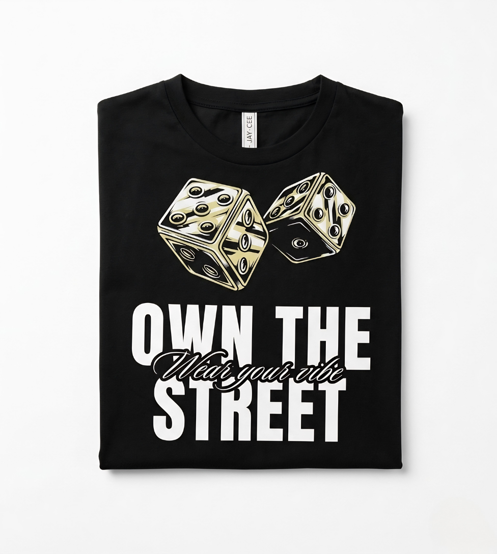 Ludo Men’s Black Graphic Tee
