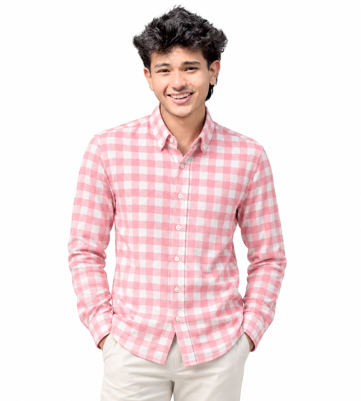 Rosepink Box Oxford Casual