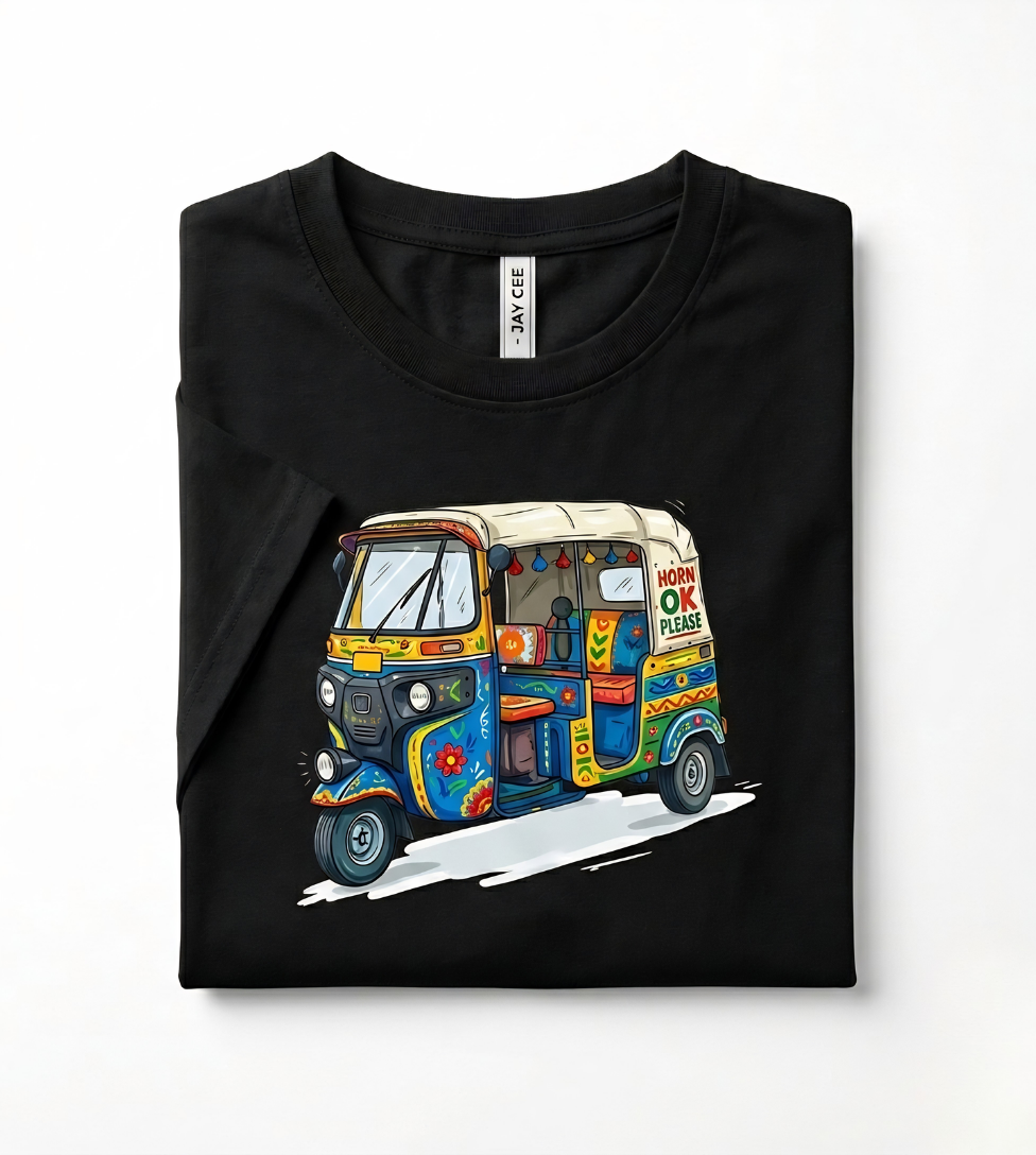 Rikshah Men’s Black Graphic Tee