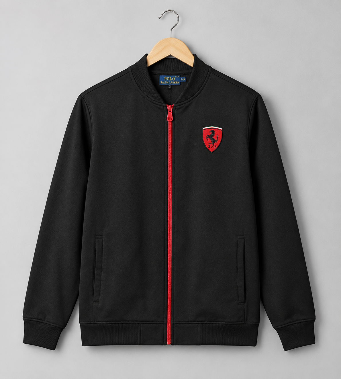 Top Winter Premium Zipper Jacket Flat Black