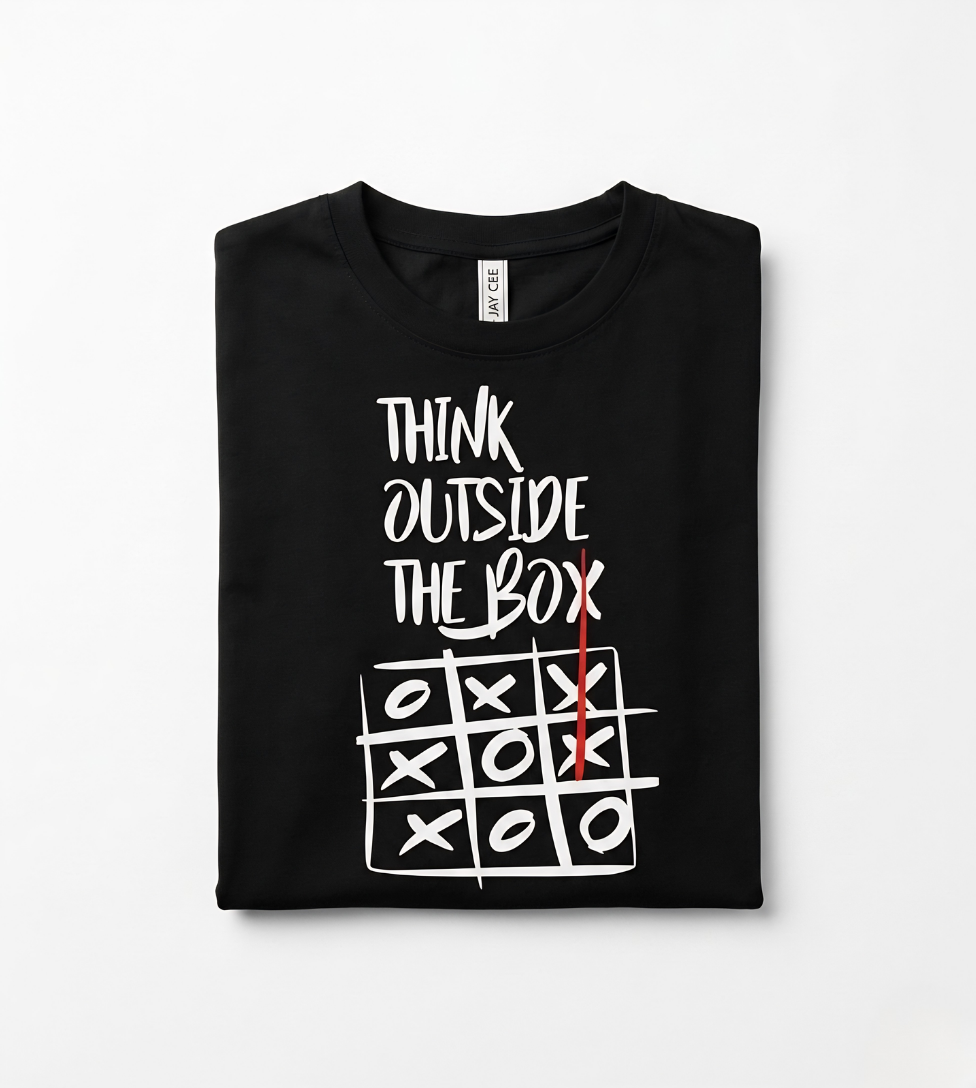 Tick Box Men’s Black Graphic Tee