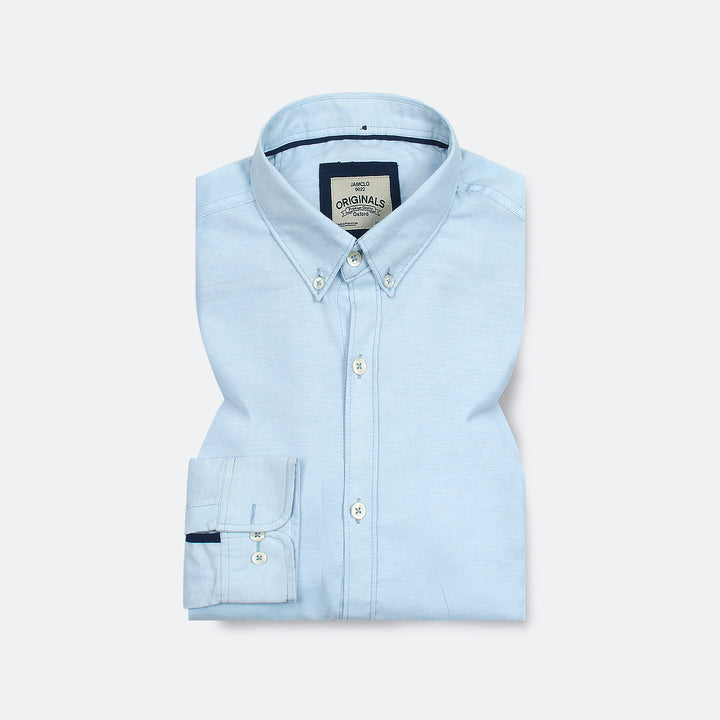 Ice Blue Oxford Shirt