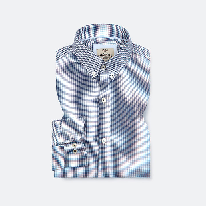 Mini Blue Check Shirt