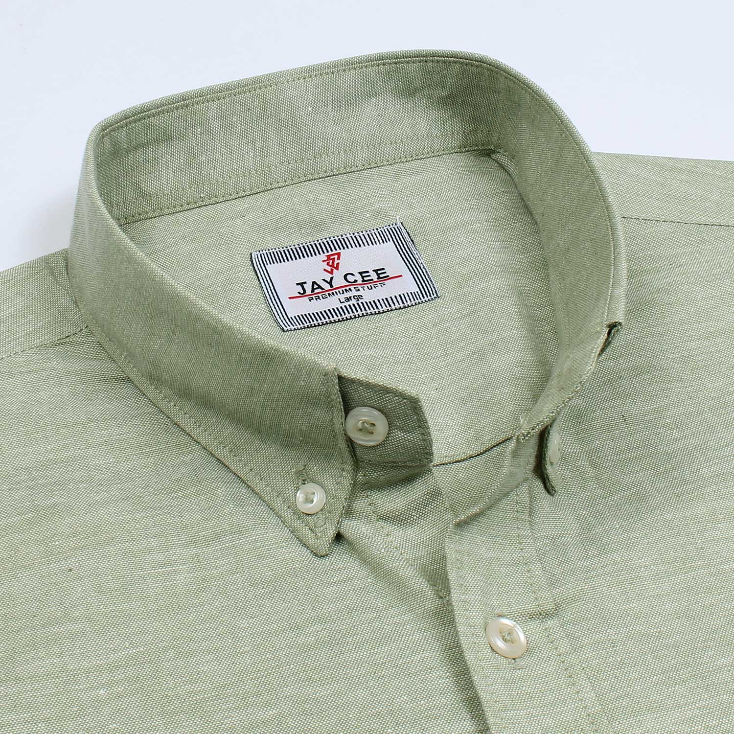Fog Green Oxford Shirt - J03