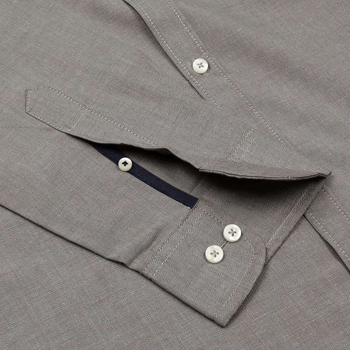 Natural Grey Oxford Shirt