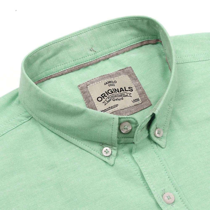 Winter Green Mint Oxford Shirt