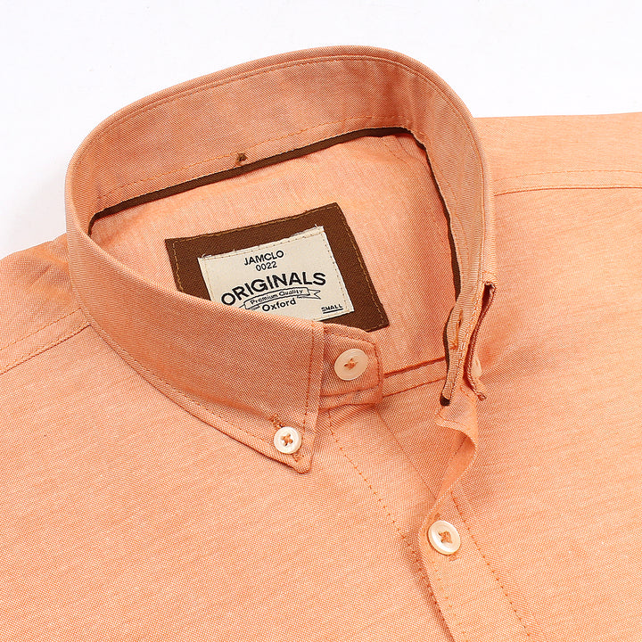 Peach Oxford Shirt