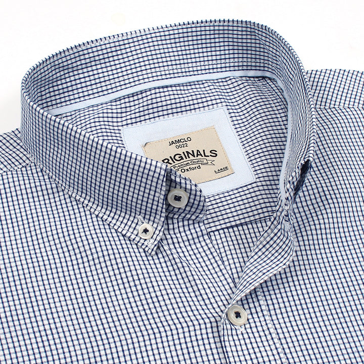 Mini Blue Check Shirt