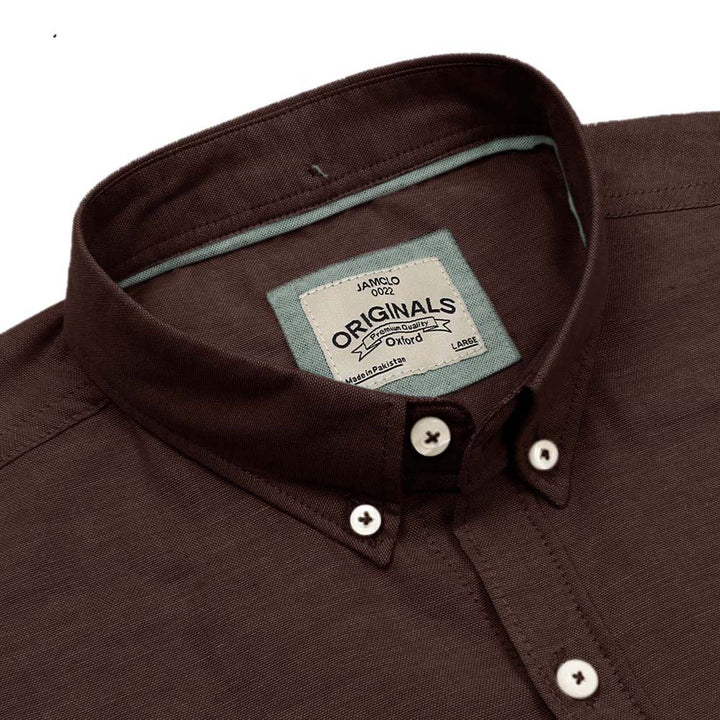 Cocoa Brown Oxford Shirt