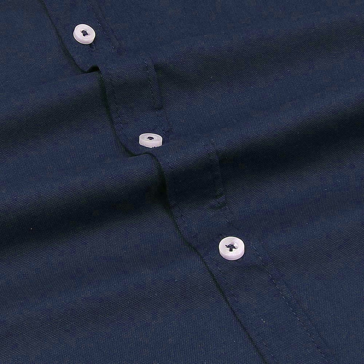 Navy Blue Oxford Shirt