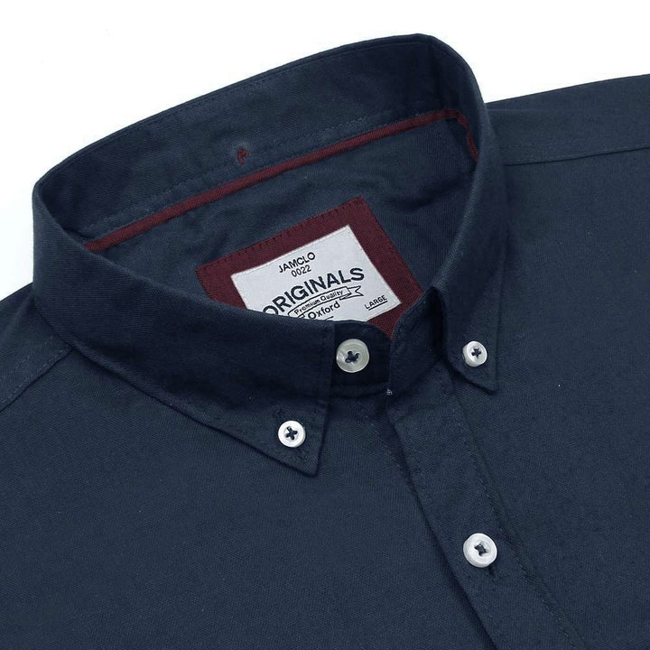 Navy Blue Oxford Shirt