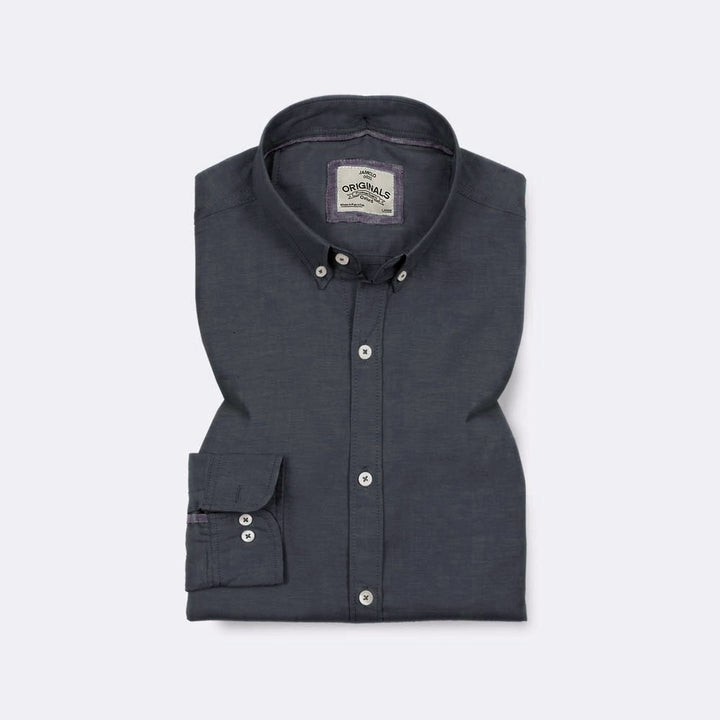 Dark Slate Oxford Shirt