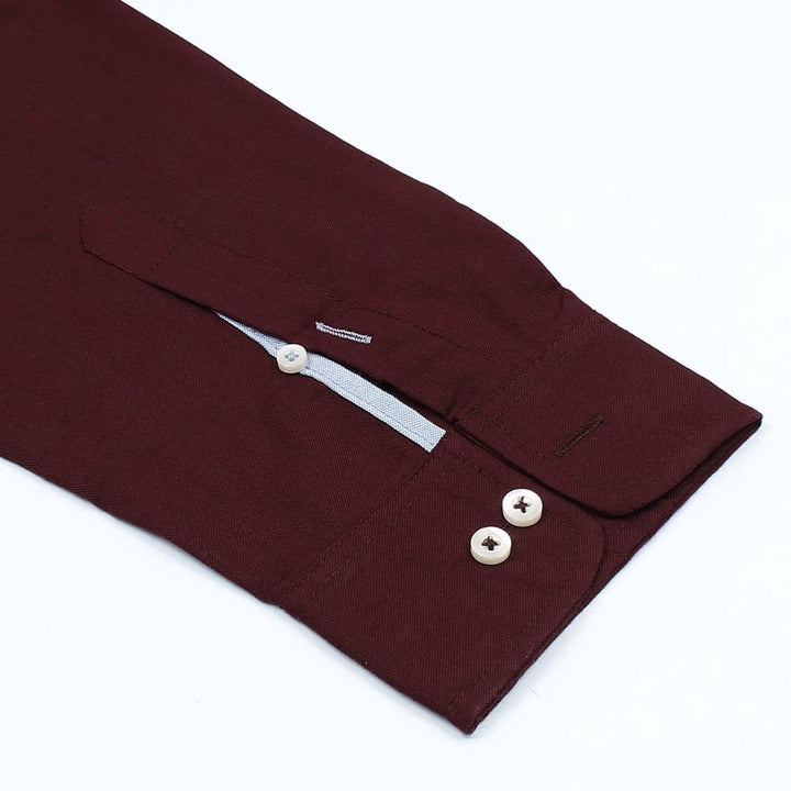 Marron Oxford Shirt