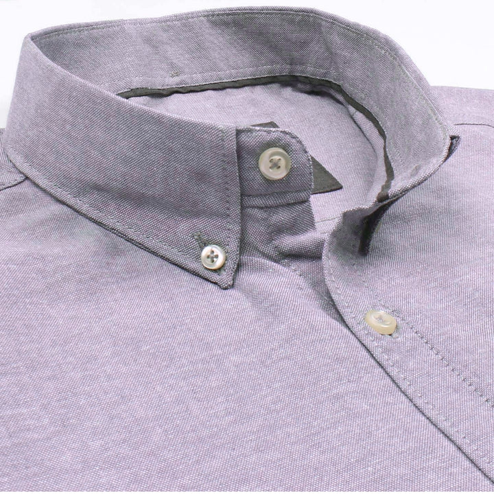 Pearl Grey Oxford Shirt