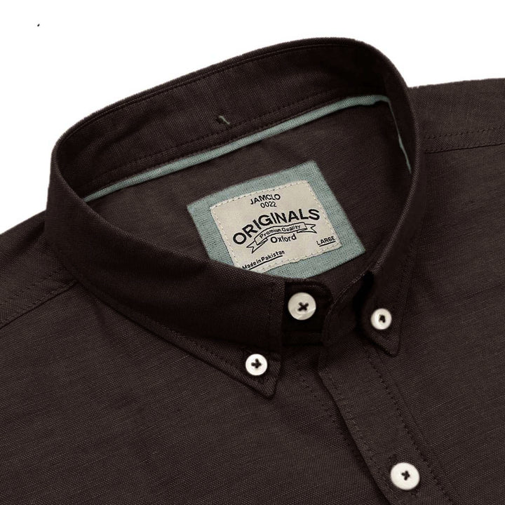 Chocolate Plum Oxford Shirt