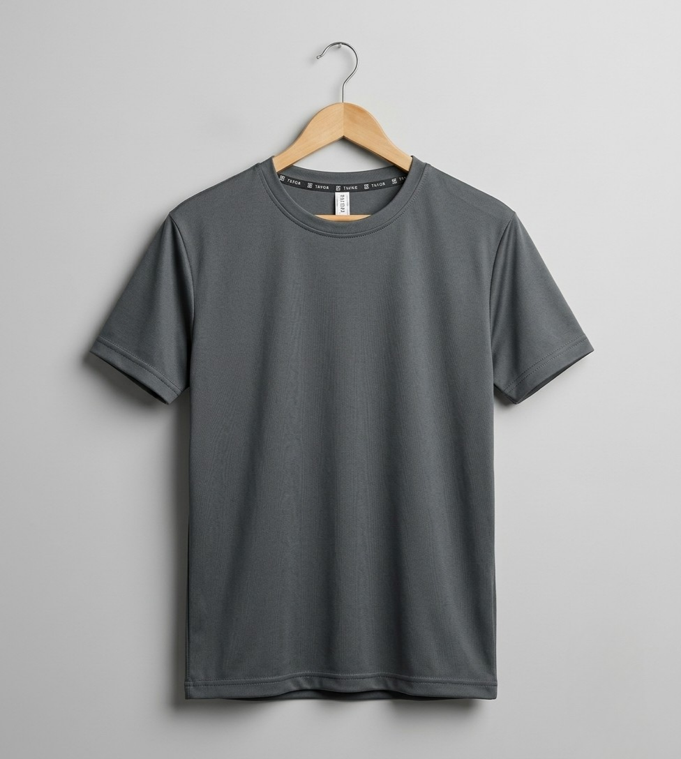 Men's Gray Dry-Fit Performance T-Shirt