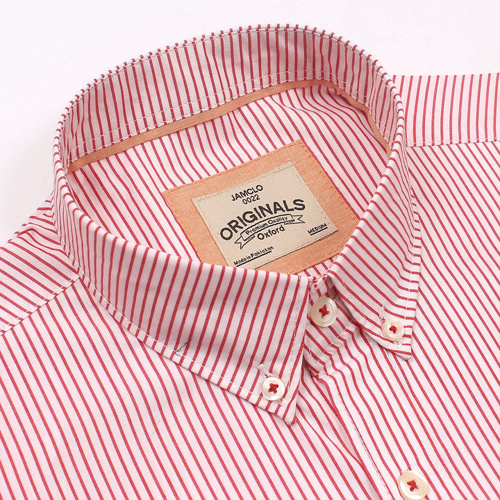 Red N' White Stripes Shirt