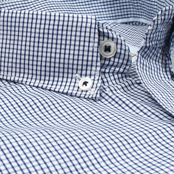 Mini Blue Check Shirt