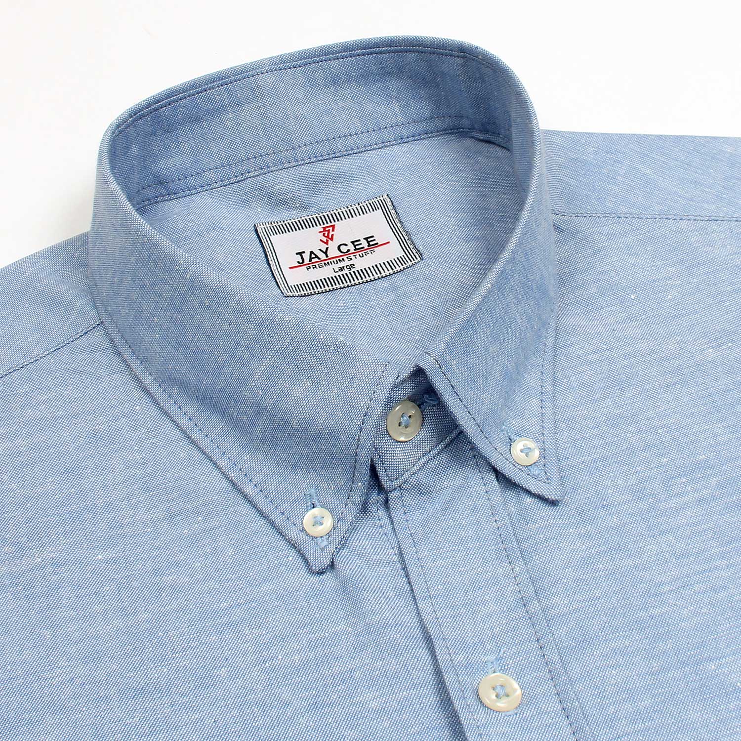 Sky Blue Oxford Shirt - J06