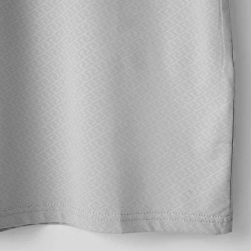 Imported Silver ZigZag Textured Stretchable T-Shirt
