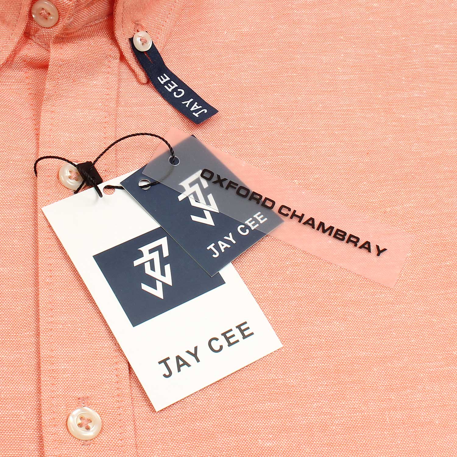 Peach Oxford Shirt - J12