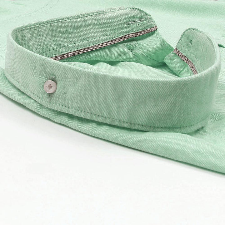 Winter Green Mint Oxford Shirt