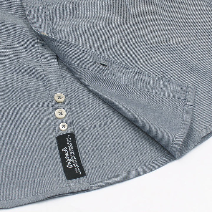 Silver Grey Oxford Shirt