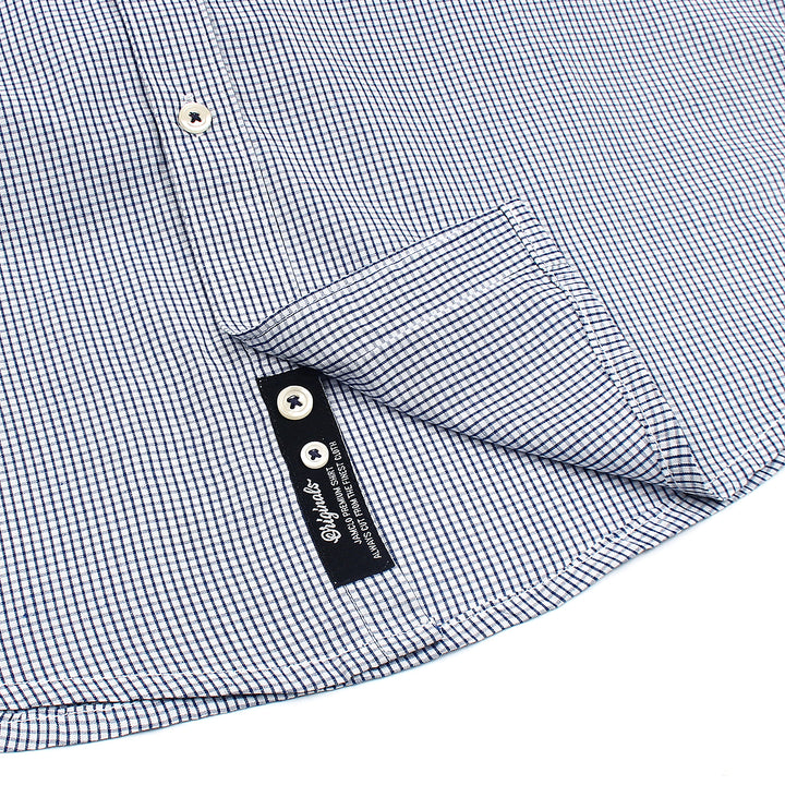 Mini Blue Check Shirt