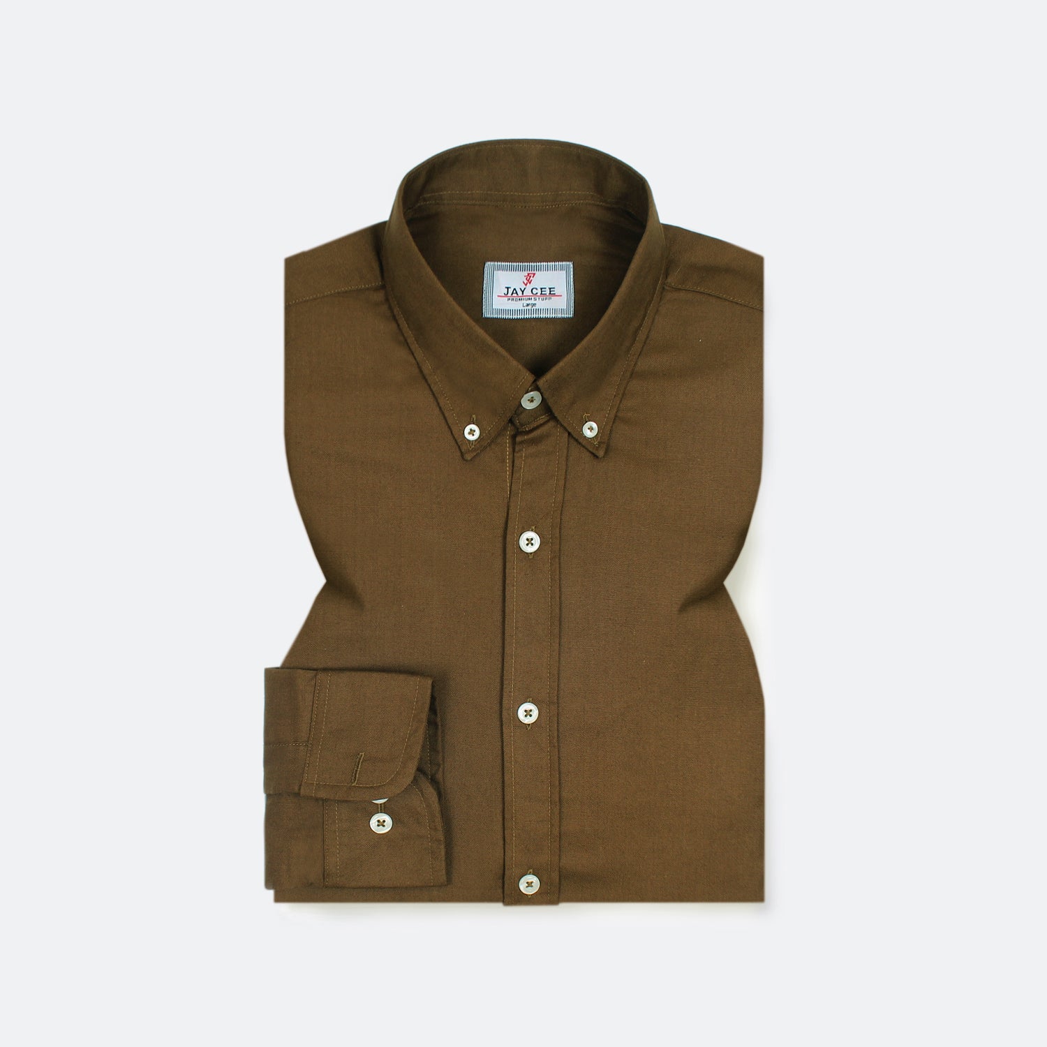 Chocolate Brown Oxford Shirt - J10