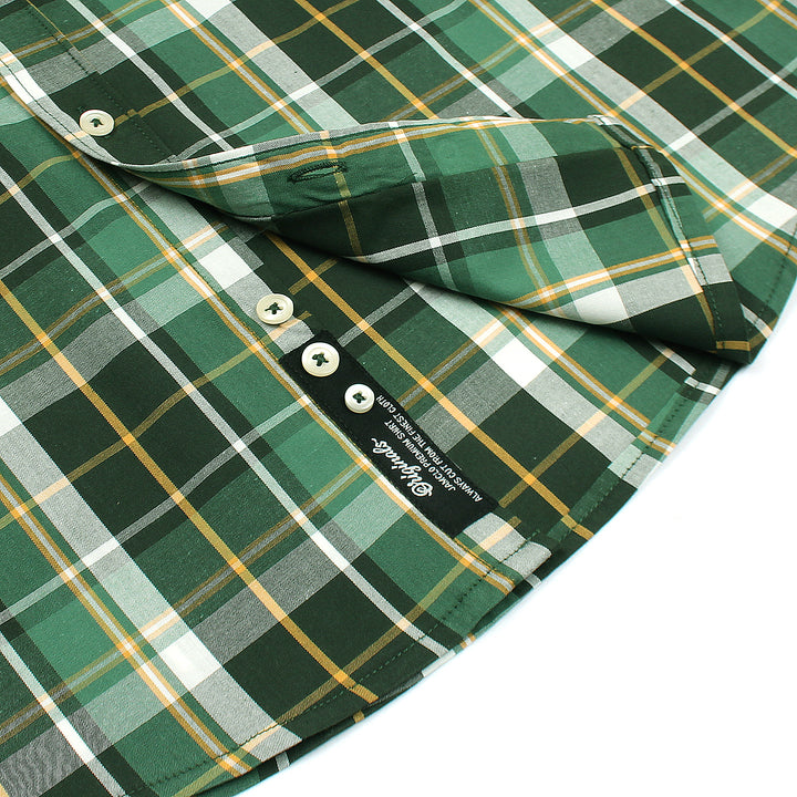 Green Wide Check Shirt