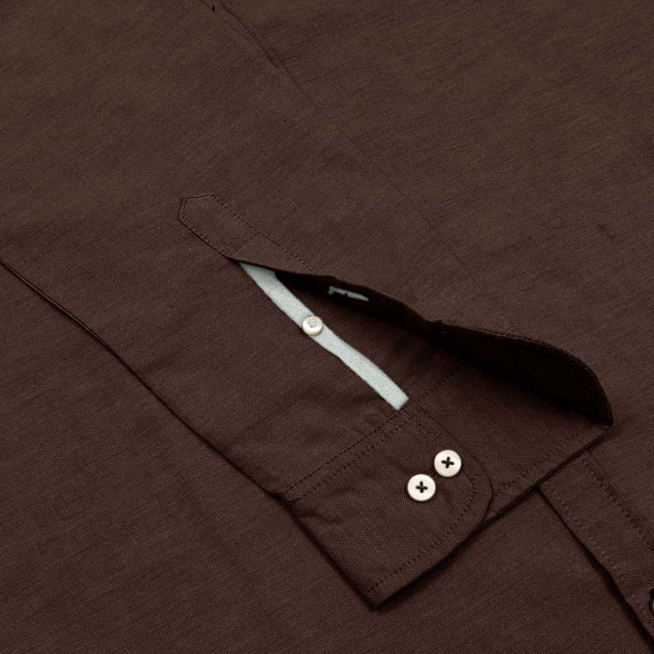 Cocoa Brown Oxford Shirt