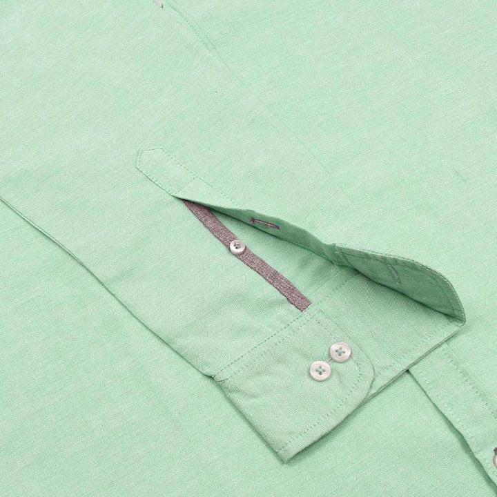 Winter Green Mint Oxford Shirt