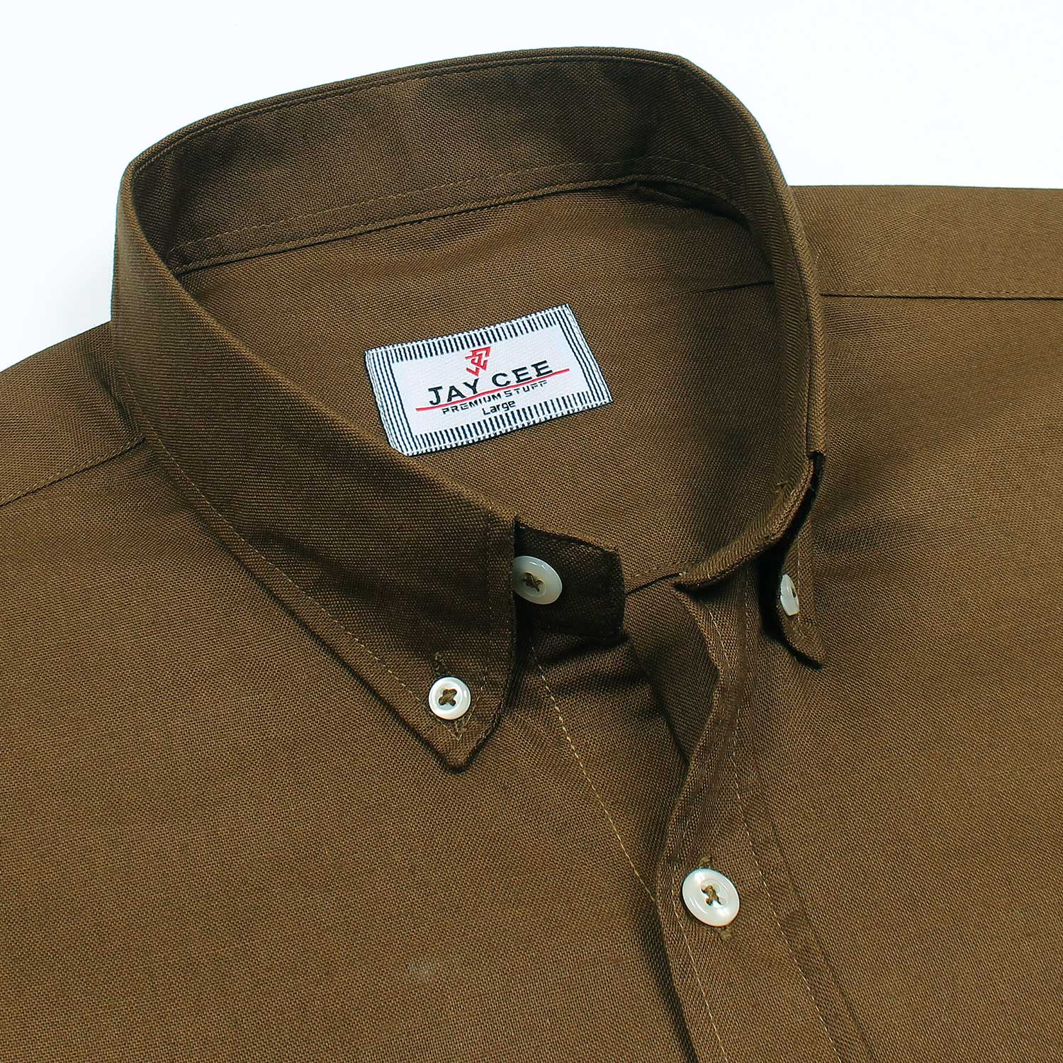 Chocolate Brown Oxford Shirt - J10