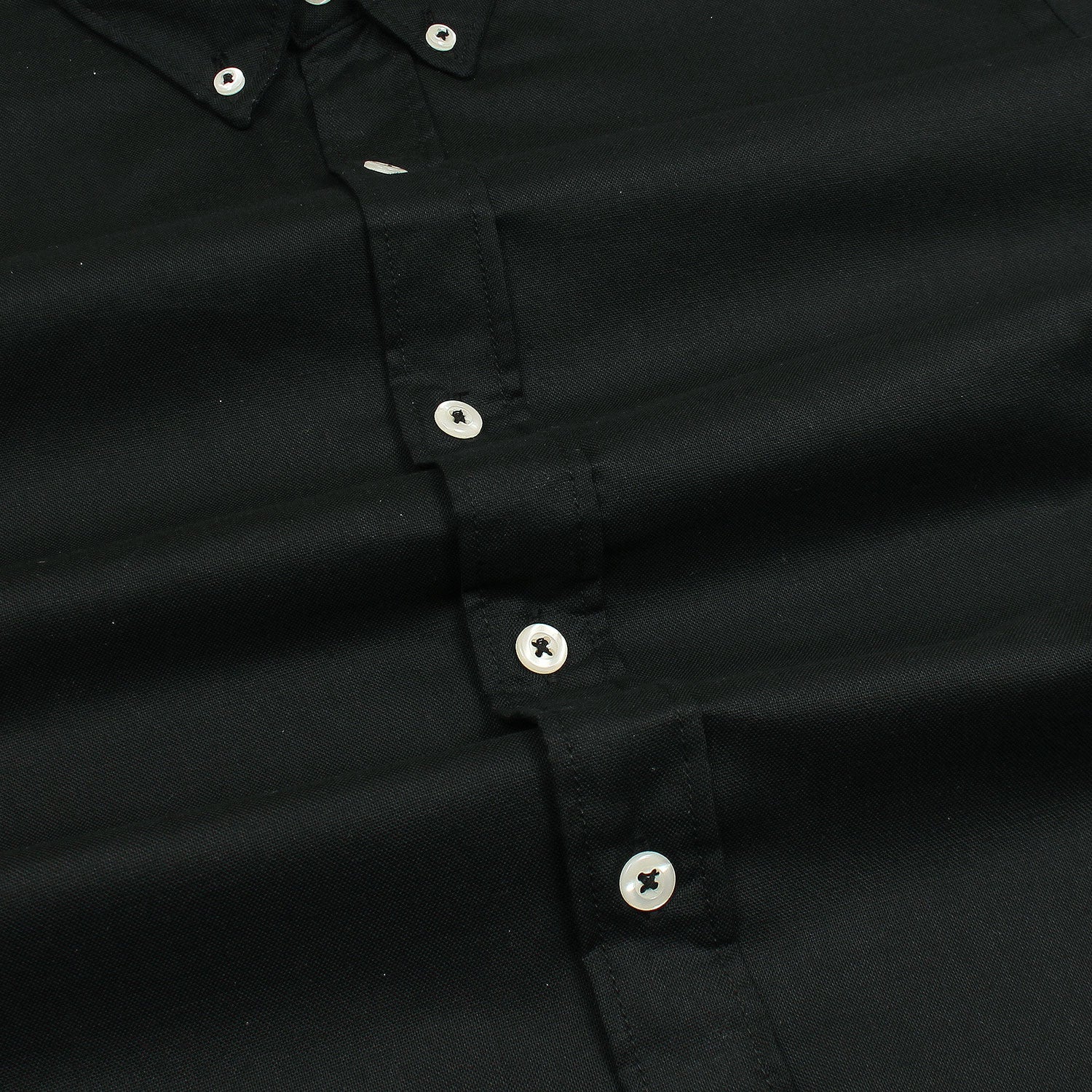 Jet Black Oxford Shirt - J02