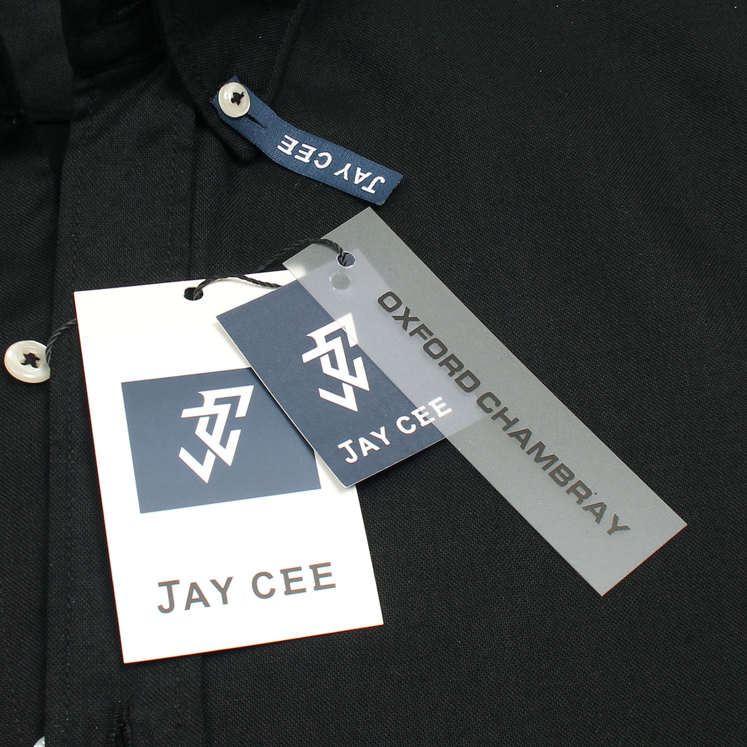 Jet Black Oxford Shirt - J02