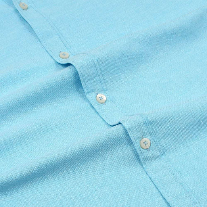 Aqua Blue Oxford Shirt