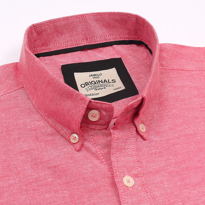 Cherry Pink Oxford Shirt - Jamclo Originals