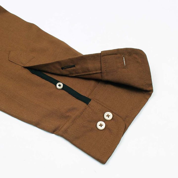 Chocolate Brown Oxford Shirt