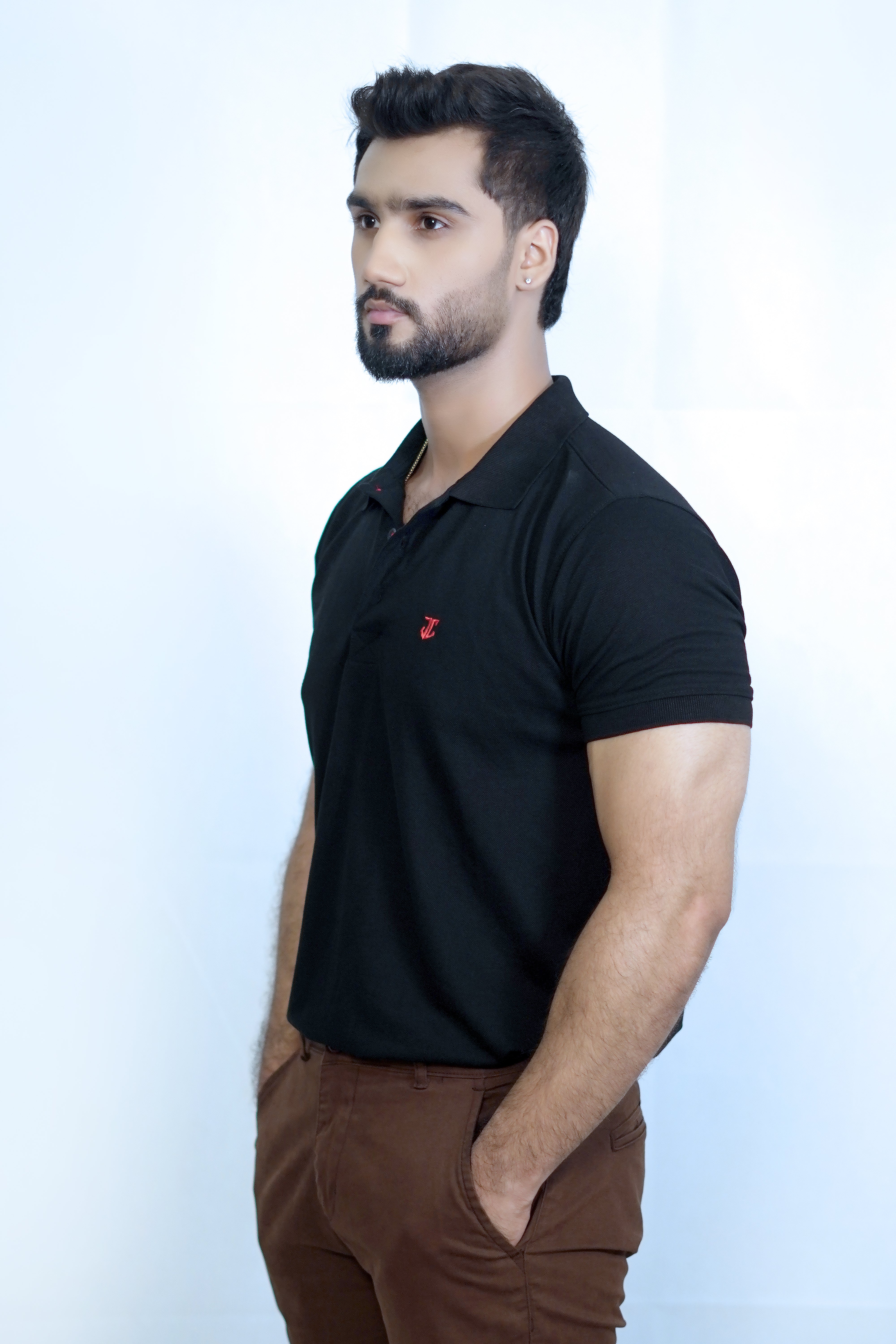 Signature Logo Polo - Black