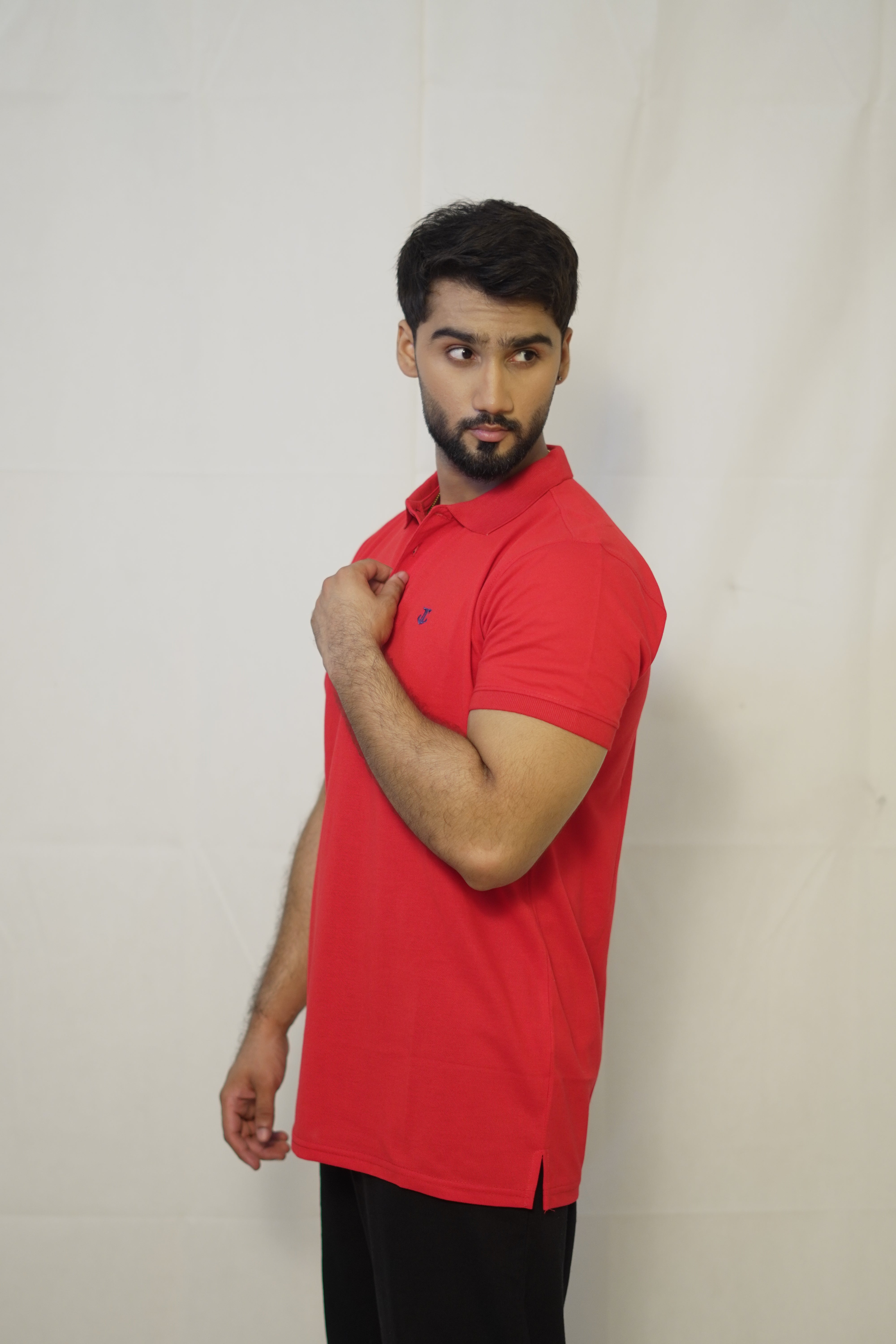 Signature Logo Polo - Red