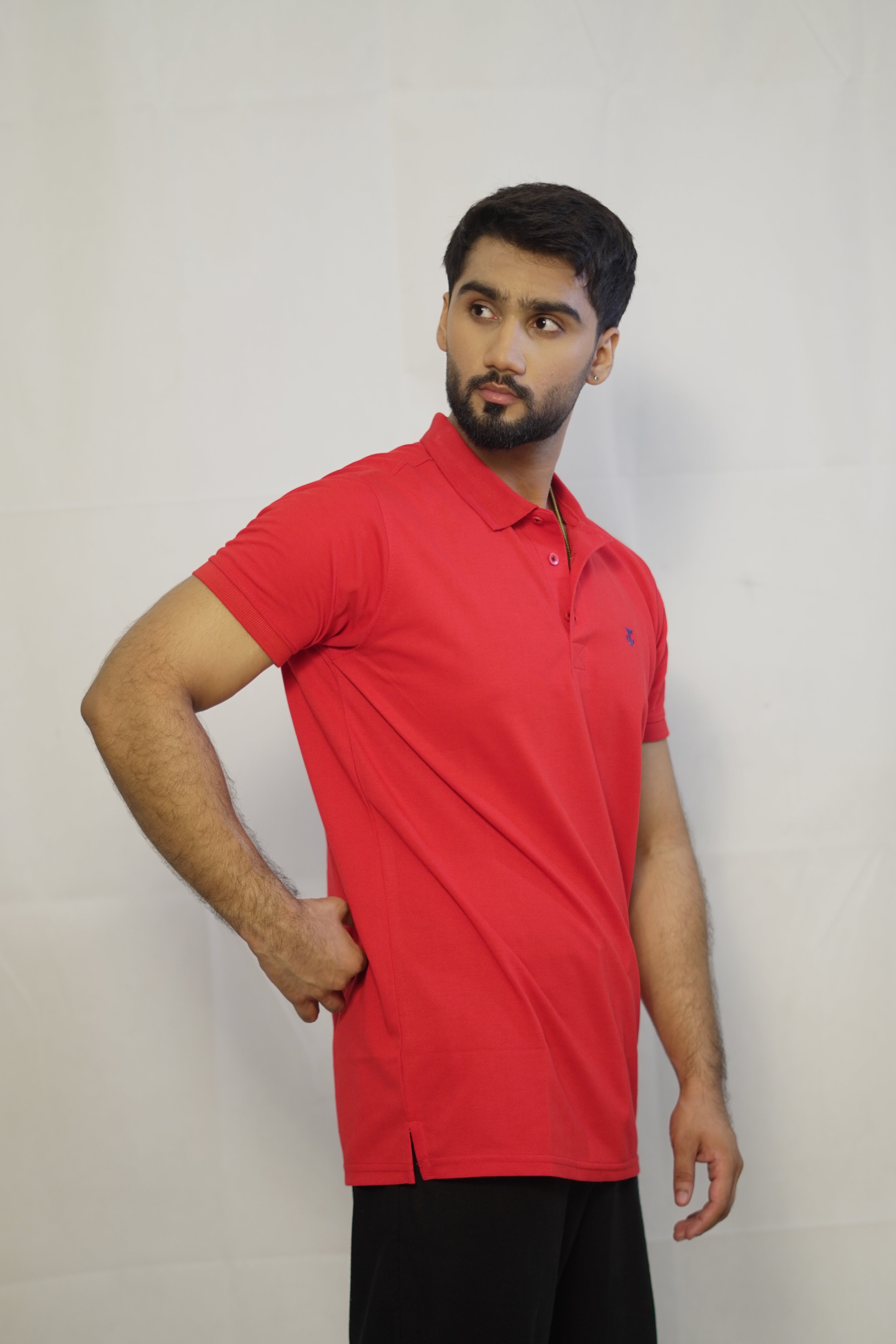 Signature Logo Polo - Red