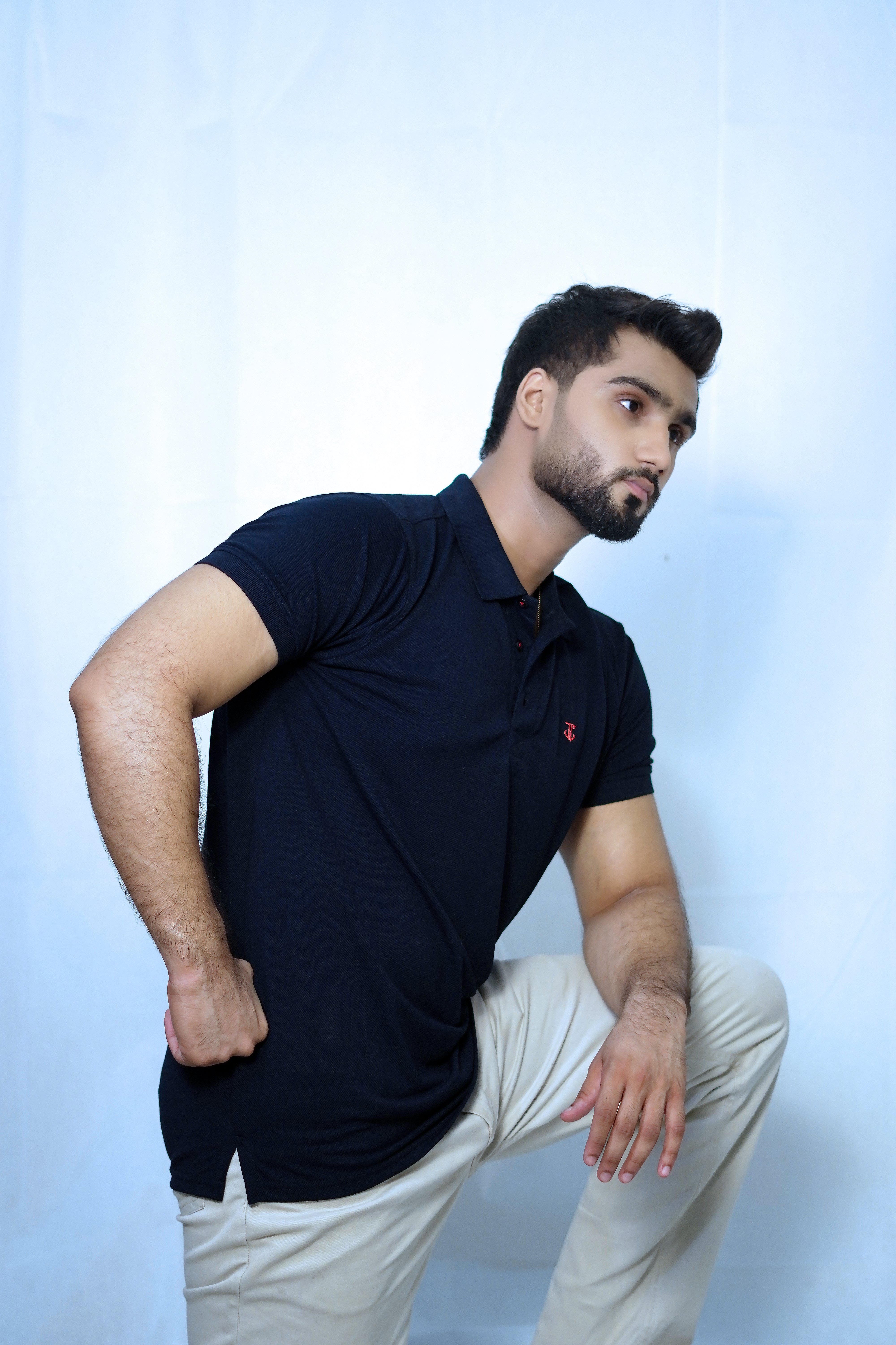 Signature Logo Polo - Navy