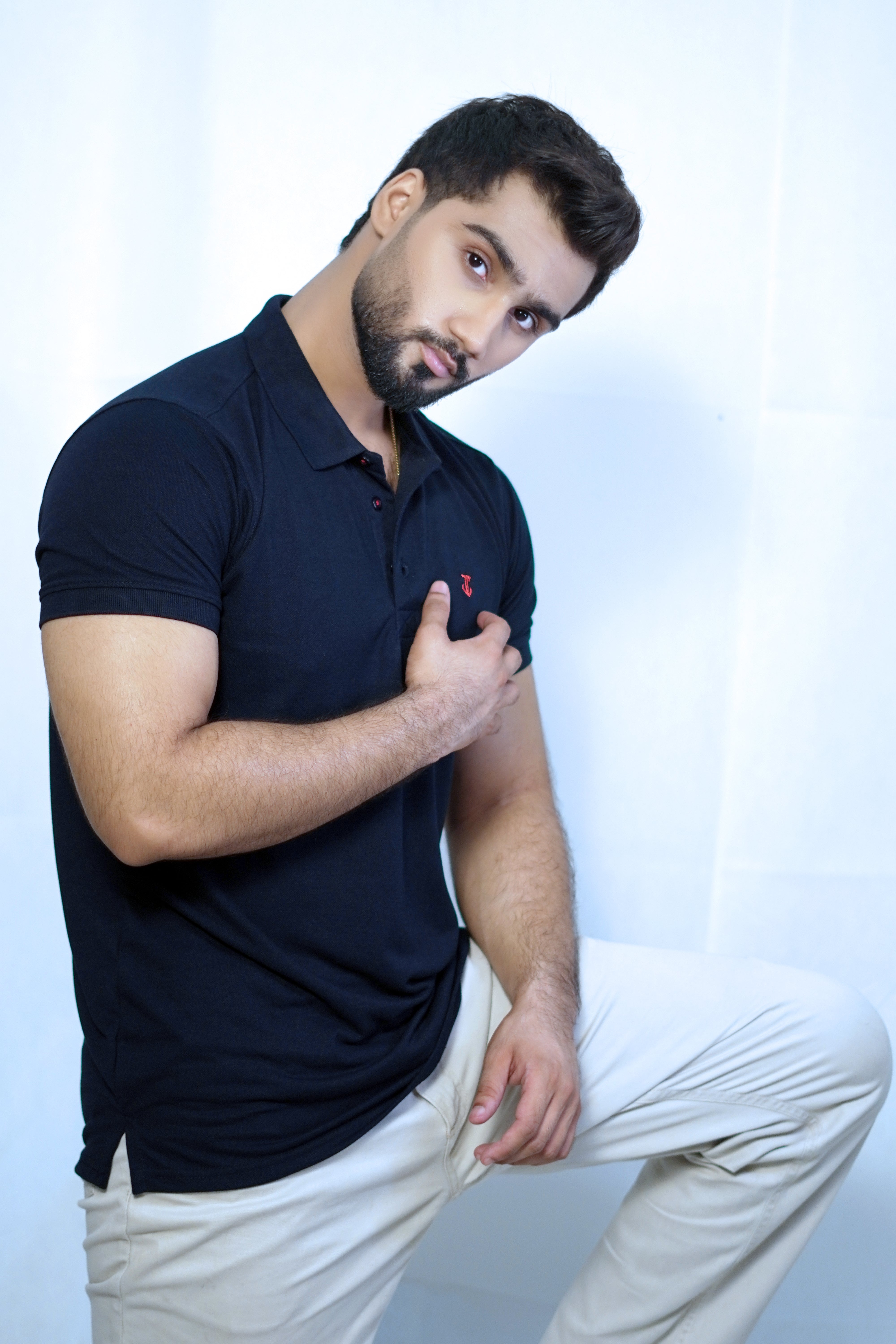 Signature Logo Polo - Navy
