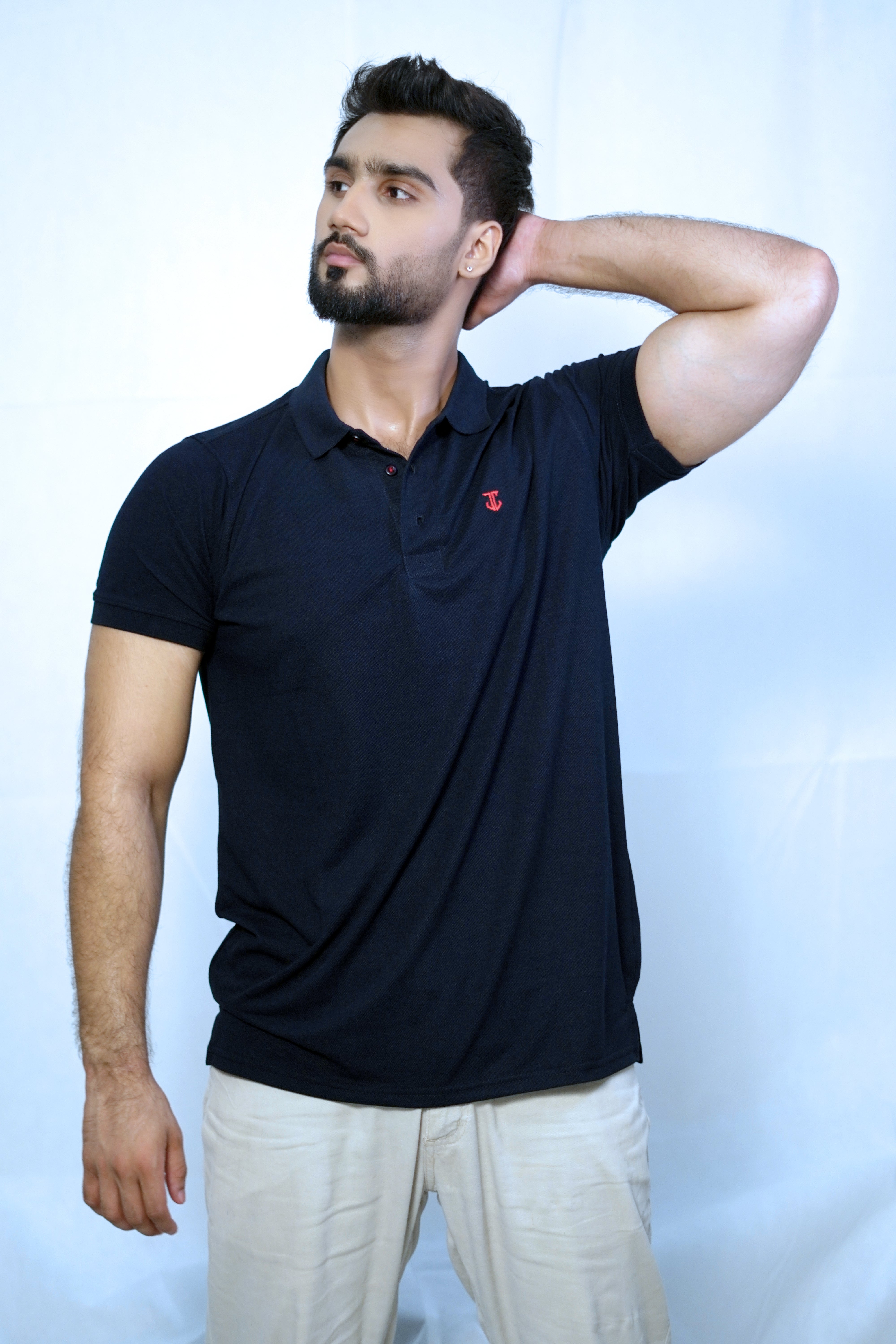 Signature Logo Polo - Navy