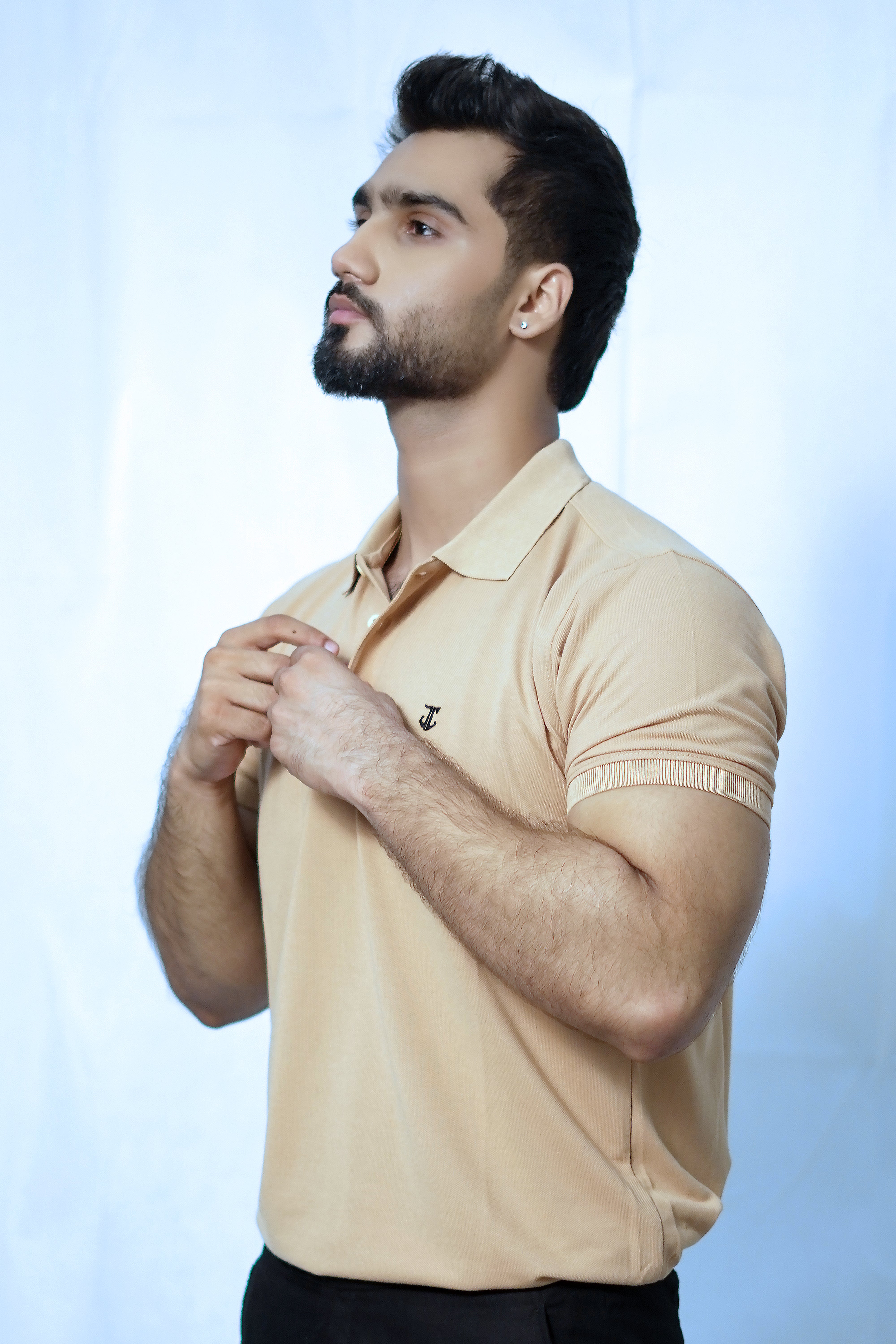 Signature Logo Polo - Beige