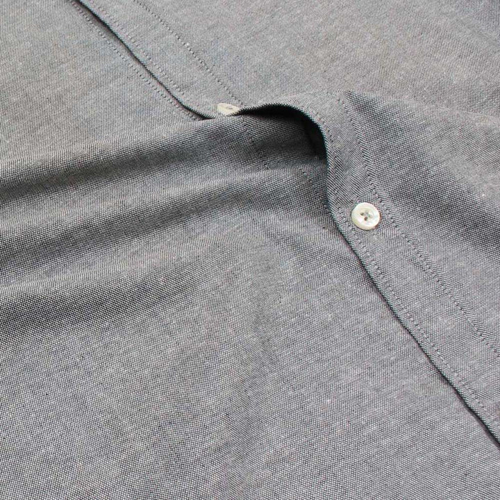 Double Tone Grey Oxford Shirt