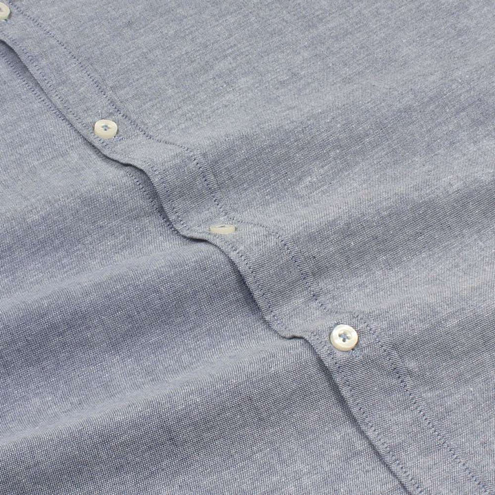 Double Tone Light Grey Oxford Shirt