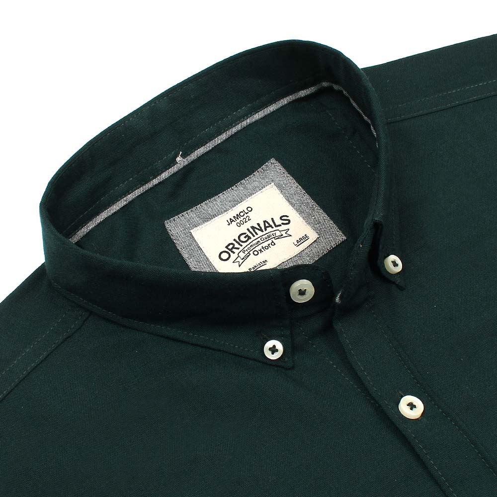 Green Oxford Shirt - Jamclo Originals